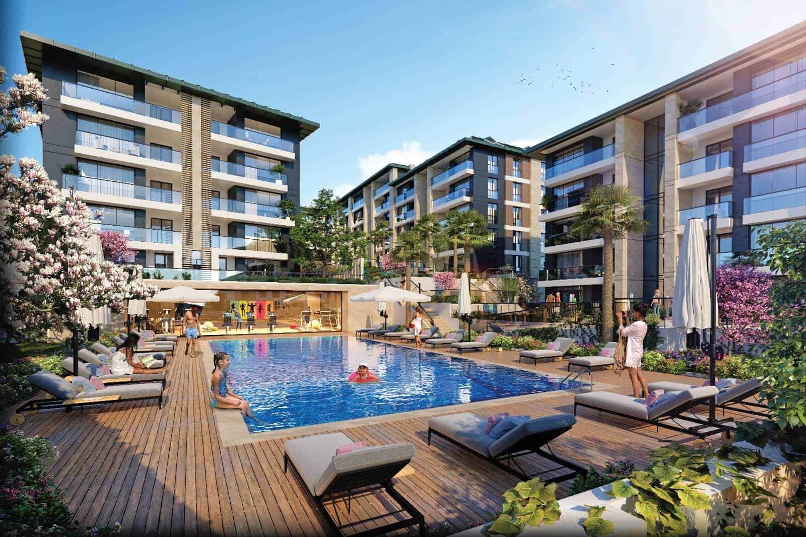 Luxurious Project Located in Buyukcekmece , Directly on the Coast , All Apartments has Full Panoramic Sea View