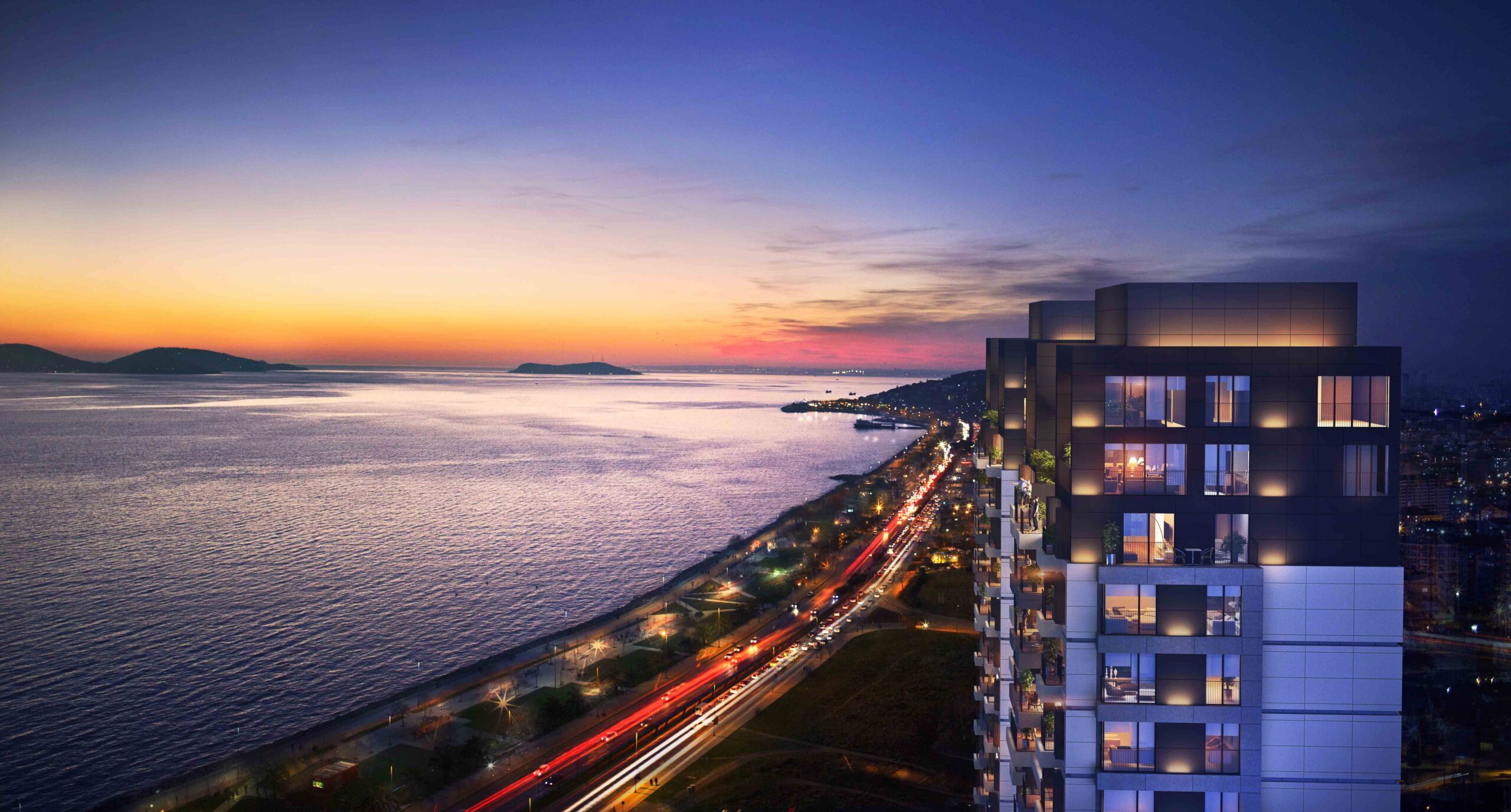 Luxury Project in Istanbul to With stunning Sea Views and Close to the Best Social Services