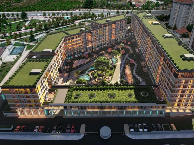 An investment residential project under construction in the Pendik district of Istanbul, Asia