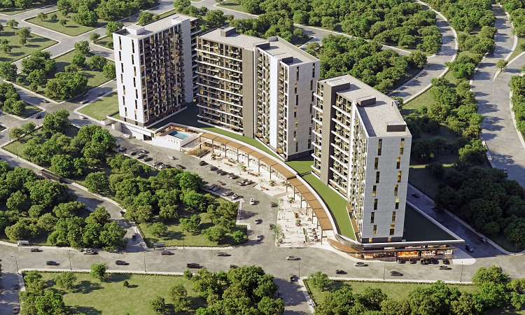 a residential project located in an upscale area overlooking the Sea of Marmara