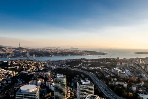 Istanbul towers bosphorus view