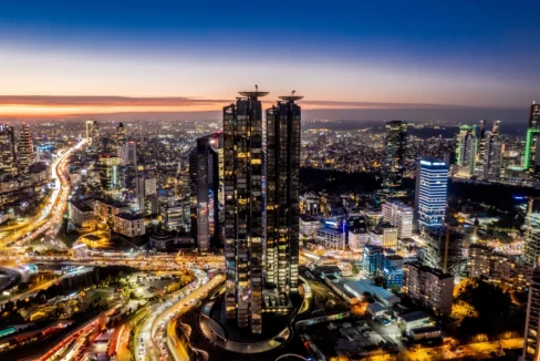 Istanbul Towers at night